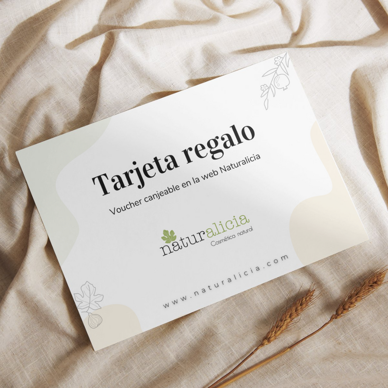 TARJETA REGALO NATURALICIA | Cosmética natural y ecológica